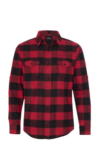 CSS Long Sleeve Buffalo Plaid Flannel 