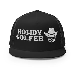 Howdy Golfer All Black Cap