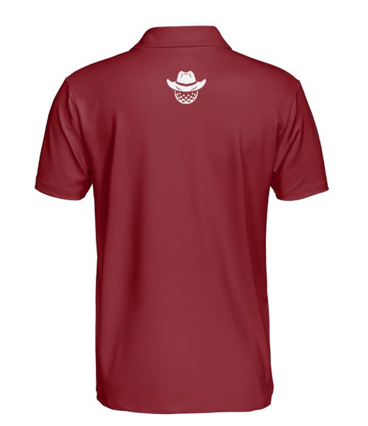 Reride Solid Dark Red Polo