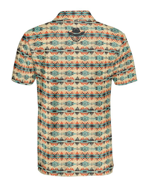 Aztec Pattern Polo