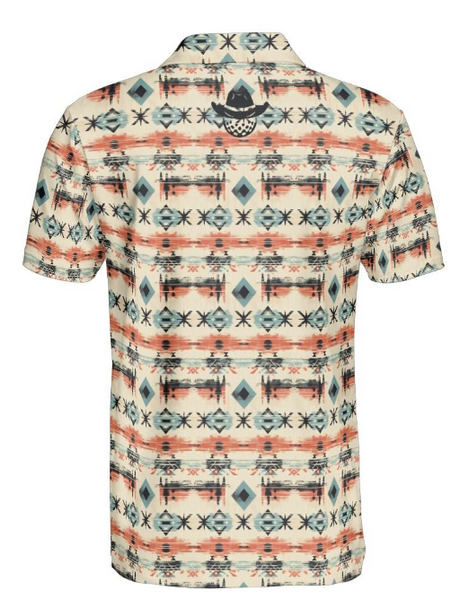 Aztec Pattern Polo