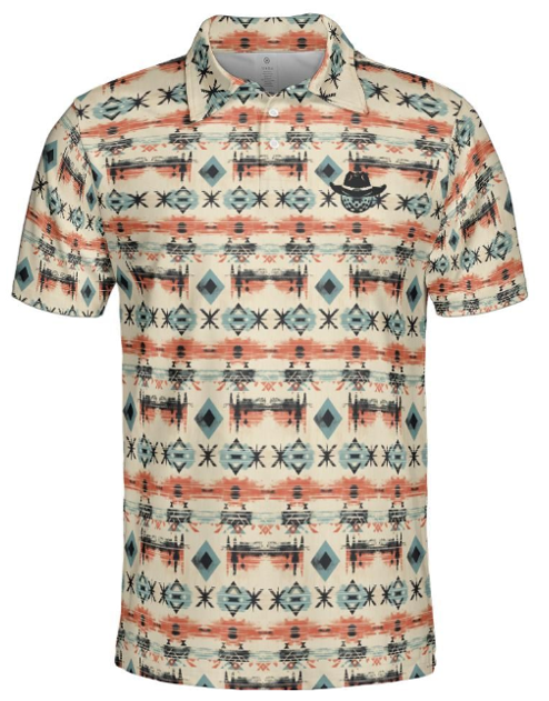 Aztec Pattern Polo