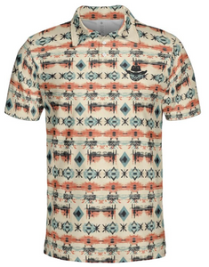 Aztec Pattern Polo