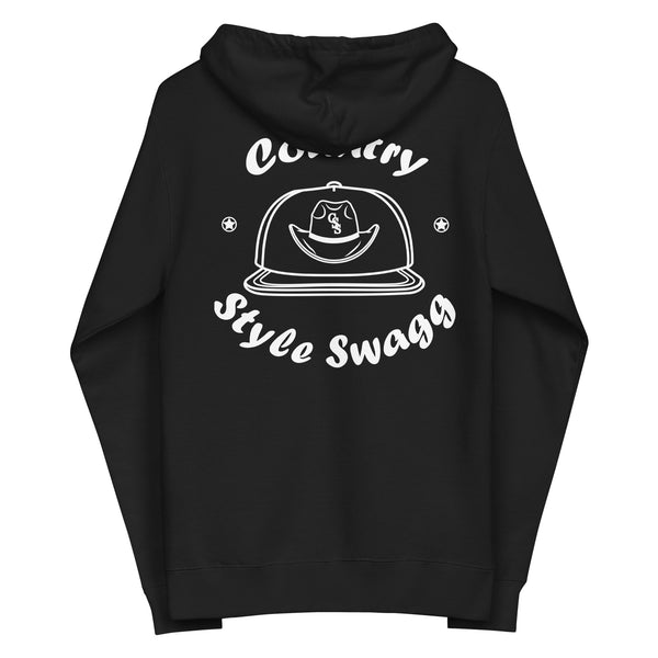 Country Style Swagg fleece zip up hoodie